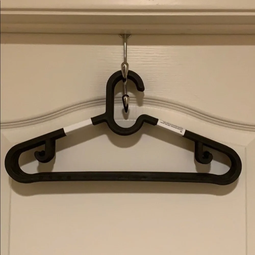 Set of 10 IKEA hangers plastic Closet organizing